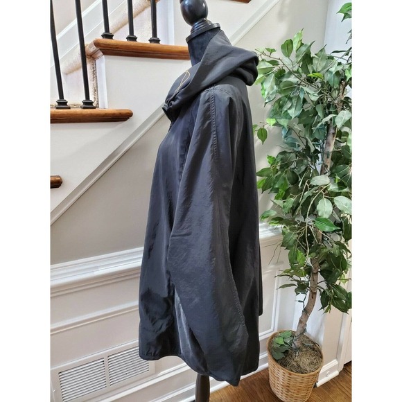 Bag It Women's Black Polyester Long Sleeve Full Zip Front Casual Jacket Size L - Picture 5 of 8